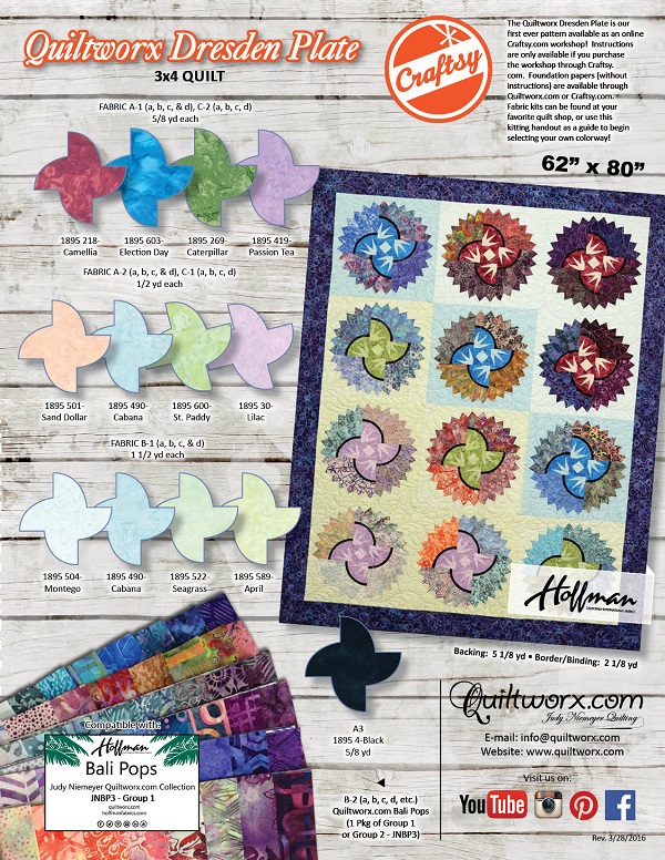 Tiny Dresden Plate Template Quilt Patterns – Quilting Books Patterns and  Notions