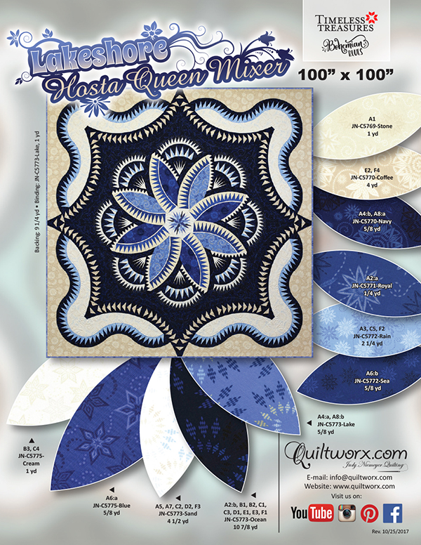 TT-JN-C5772-Rain Small Snowflakes Bohemian Blues