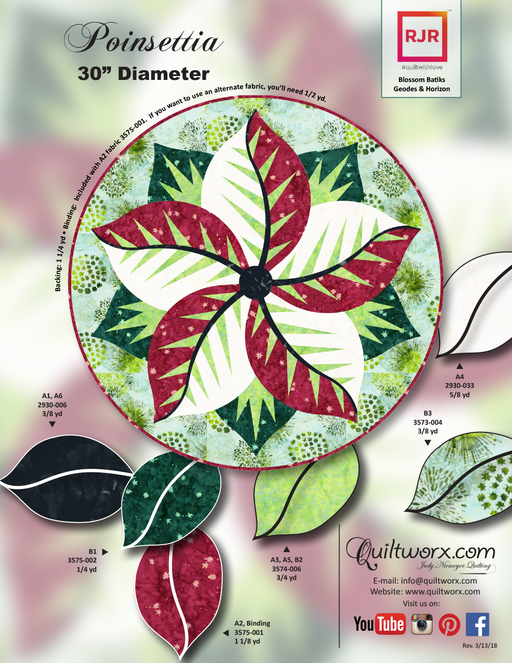 Poinsettia-RJR-(Green)-Blossom-Batiks-1pg-KS