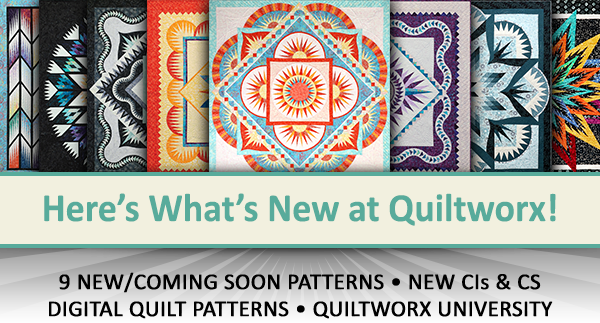 Here's what's new at Quiltworx for March 2020.