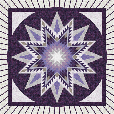 Purple Reign • 80" Square Island Batik: Assorted Collections