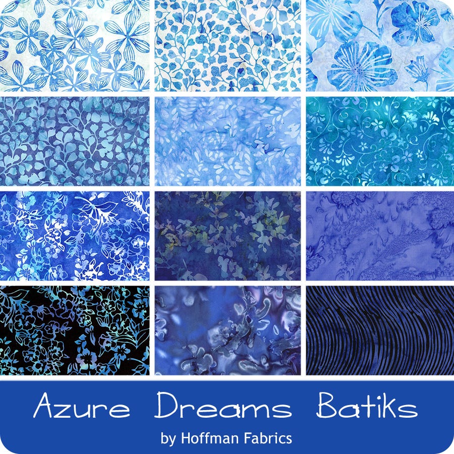 Hoffman: Azure Dreams Batiks