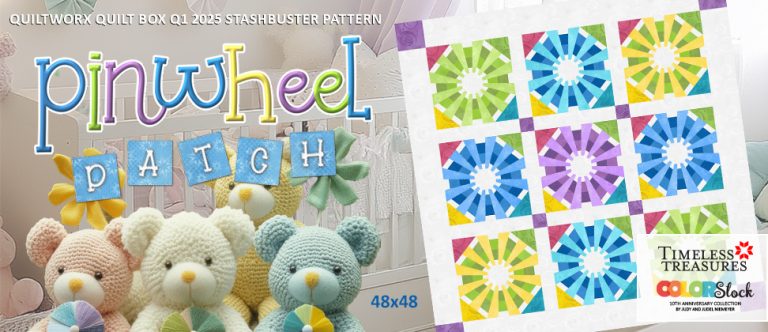 Pinwheel Patch 48x48 • Fabrics: Timeless Treasures, ColorStock by Judy and Judel Niemeyer