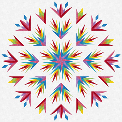 Lily Blossom • 68" Square Timeless Treasures: ColorStock