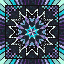 Supernova • 80" Square Island Batik: Assorted Collections