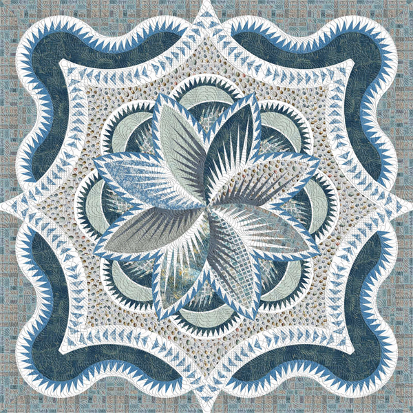 Blue Hosta Hues Kit • 100x100 • Kit with Pattern Sale: $436.25