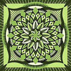 Dinner Plate Dahlia Wall