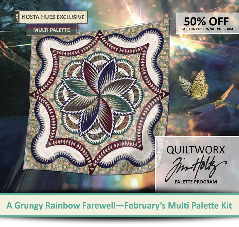 Quiltworx Tim Holtz Palette Program Specials! 50% Off the pattern price with the purchase of a kit! MULTI PALETTE