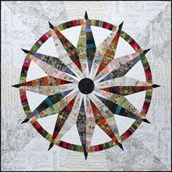 Stargazer Lily in Tula Pink Colorway 68x68