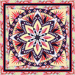 Pink Champaigne • 80" Square Free Spirit: Kaffe Assorted Collections