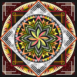 Lost in Paradise • 99" Square Timeless Treasures: ColorStock