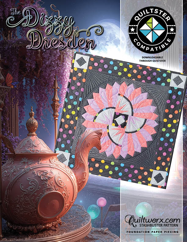 The Dizzy Dresden Pattern Cover Sheet